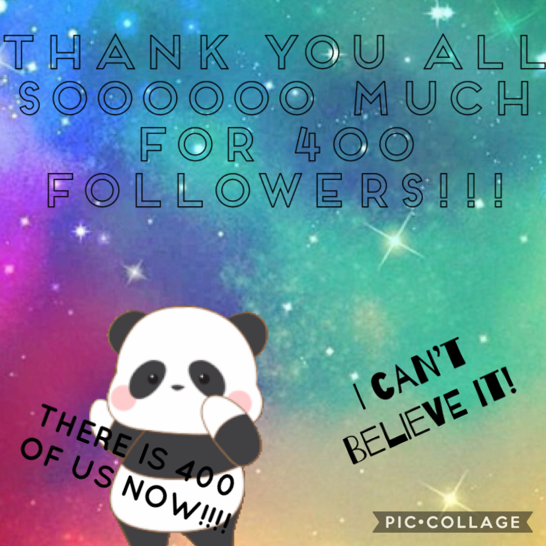 400 followers! Woo 