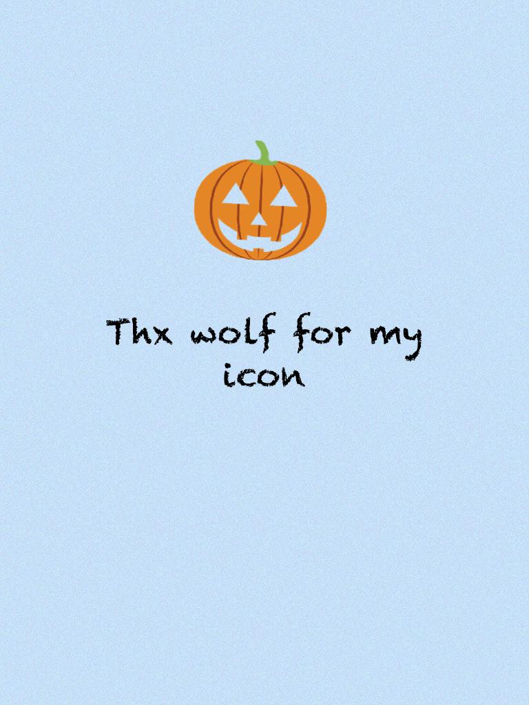 Thx wolf for my icon