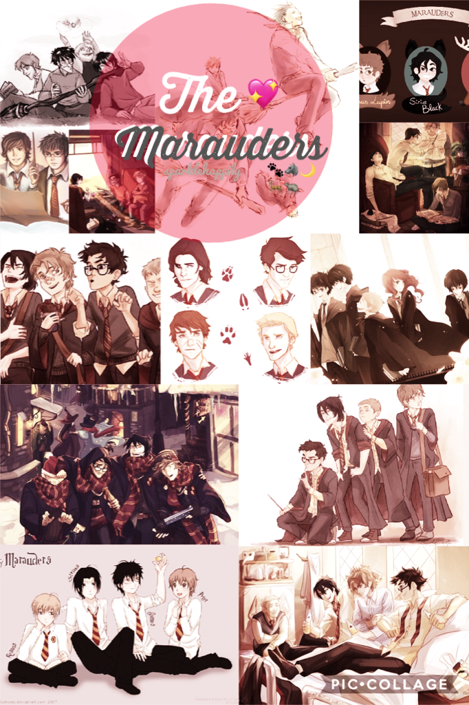 Idek what I'm doing 😂😂😂 I'm just OBSESSED with the marauders 😍🐾🐺🌙🦌