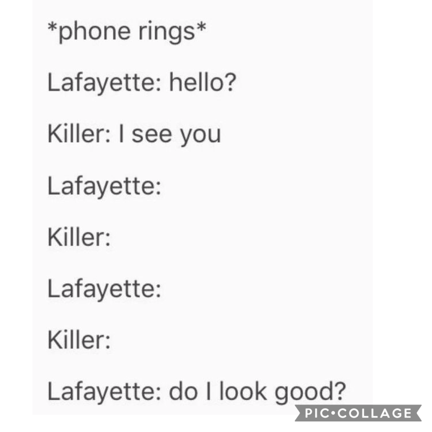 Omg I'm Lafayette 😂😂😂😂