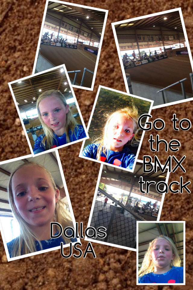 Go to the BMX track