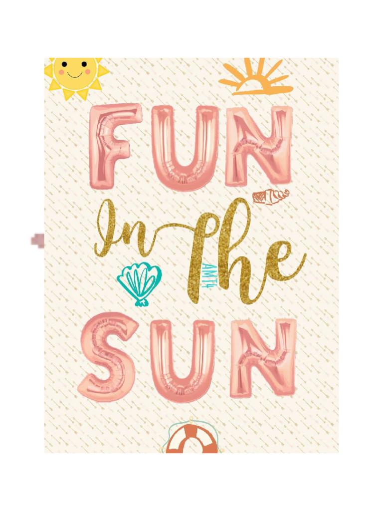 Sun and fun