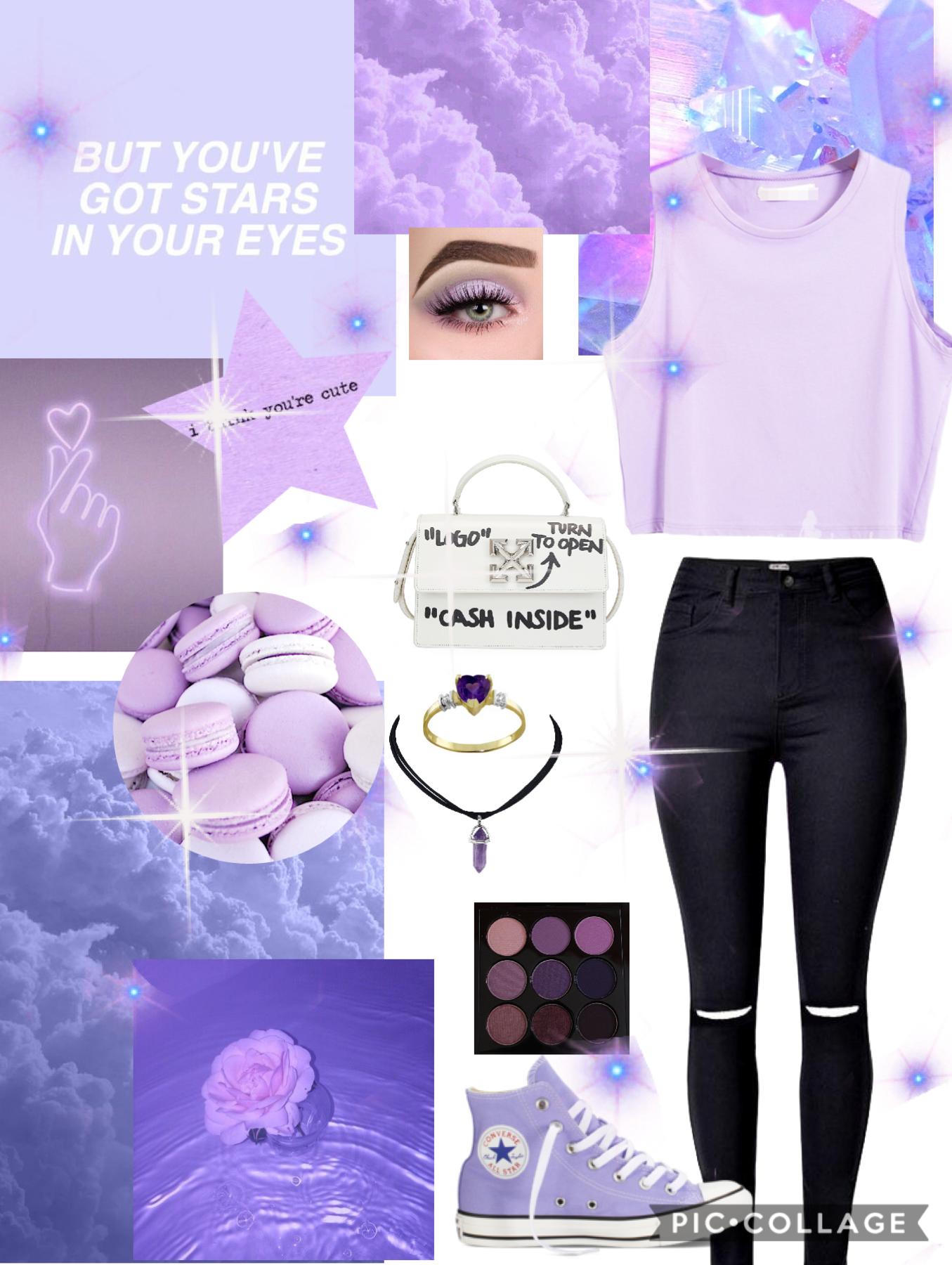 purple 💜


any likes or follows would be greatly appreciated ☺️

#purple #outfit #style #clothes #periwinkle #cloud #aesthetic #makeup #amethyst #macaron #converse #collage #piccollage #thanks #aesthetic #color 