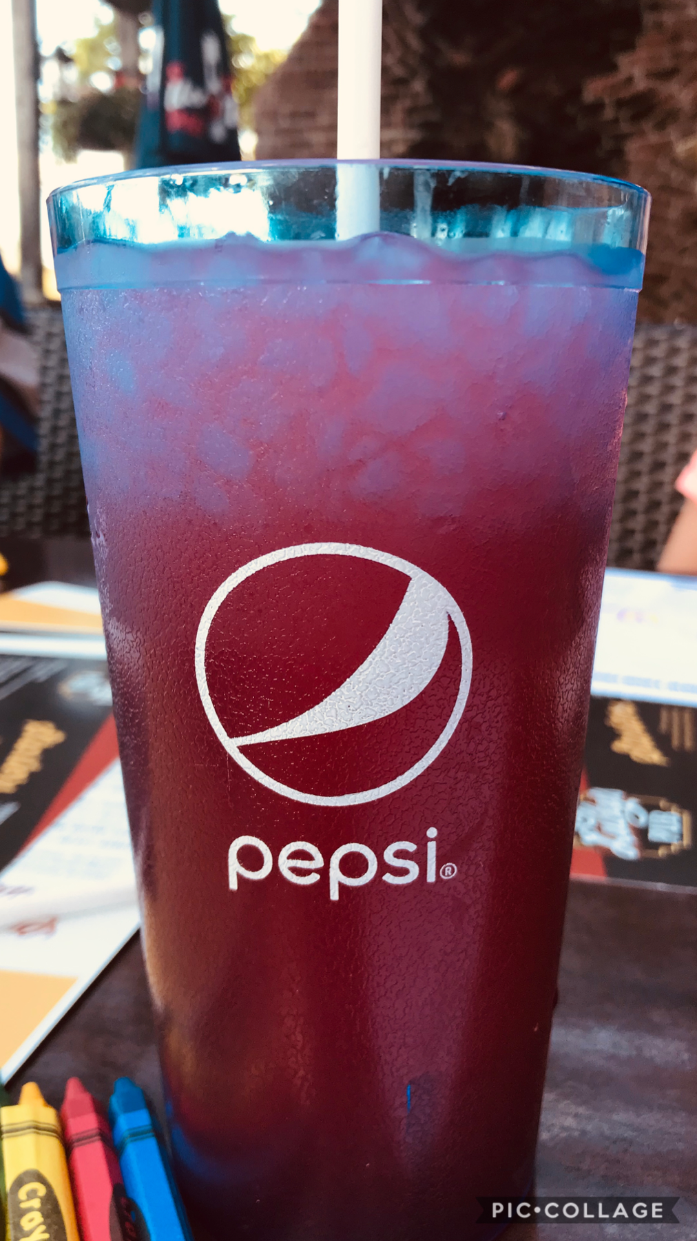 lemonade in a pepsi cup, new trend!😌