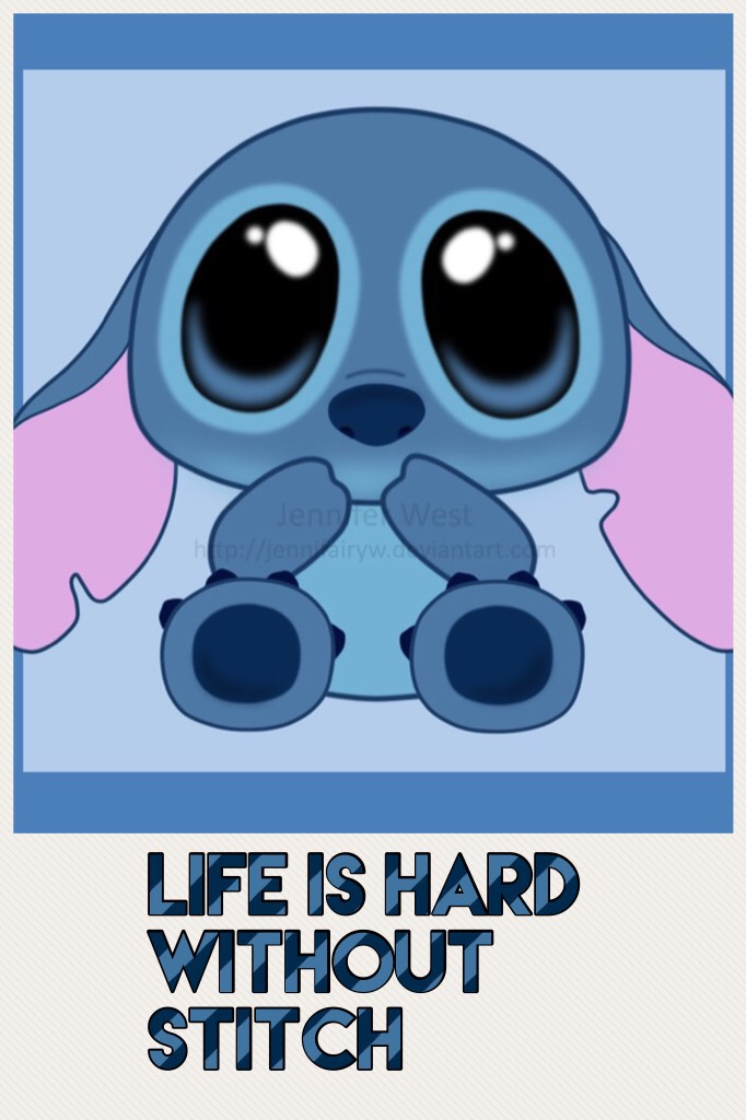 Life is hard without Stitch!!!!! So cute