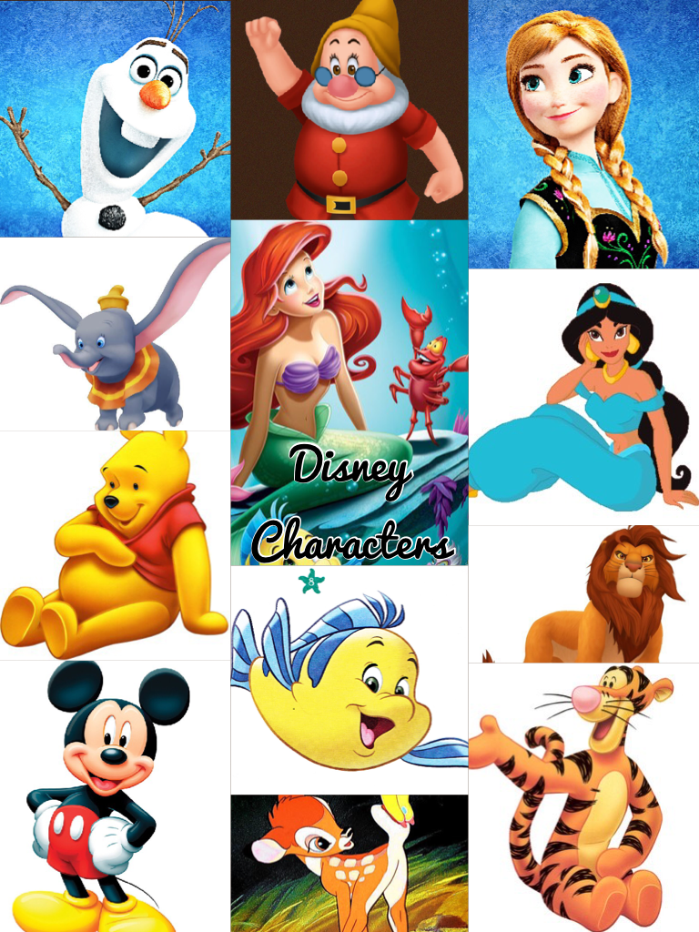 Disney Characters!

Comment below of which one is your fav