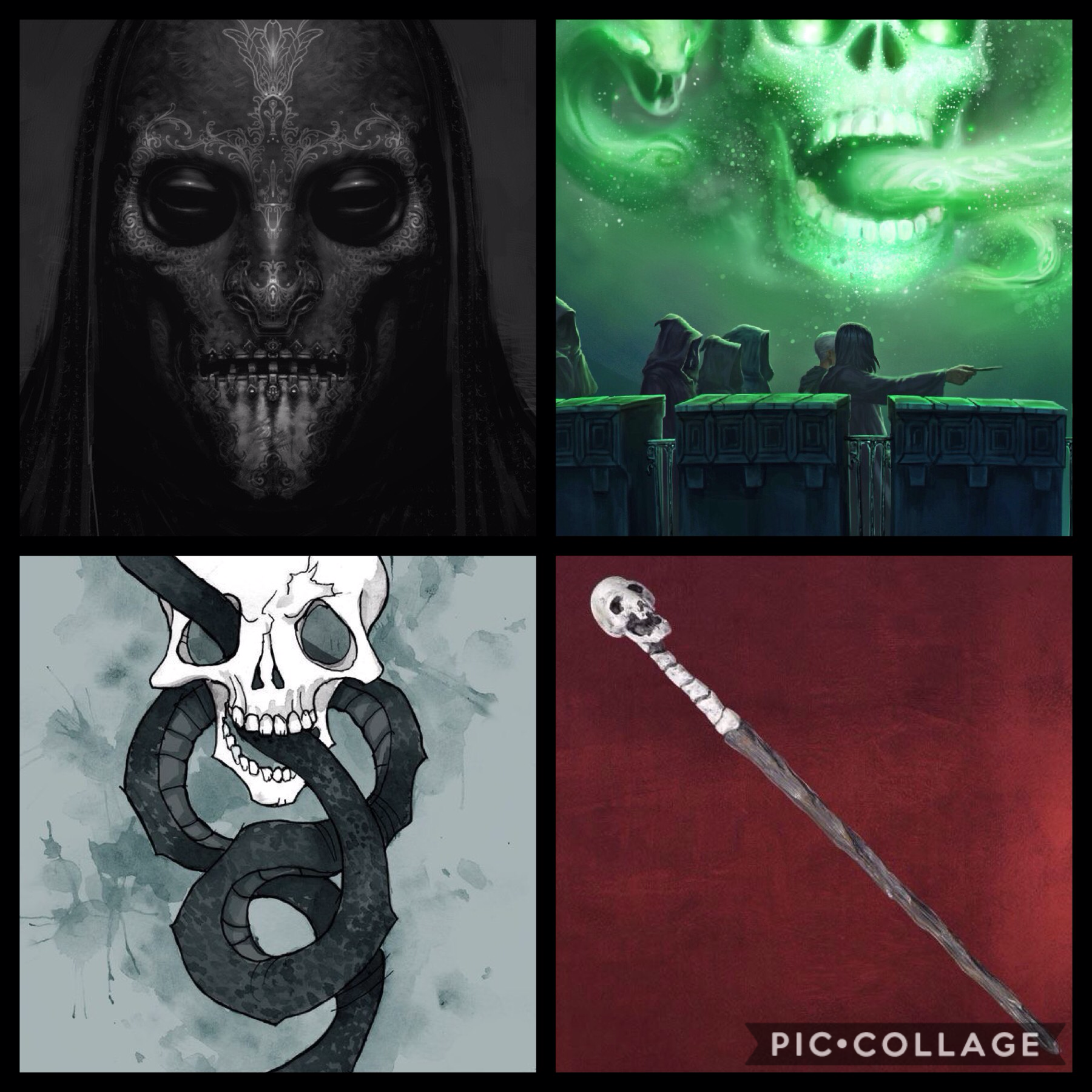Death Eater Aesthetic thing! Okay I'm spooked.
