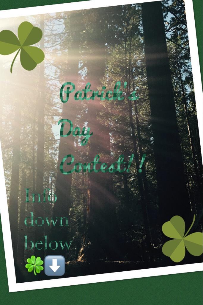 Be creative! The theme is obviously saint Patrick's day, use stickers, text, edit, anything! The only rules are that you cannot take off from the web, the point is to be creative duh! 😂
So post it and then put my name under but not on the picture thanks! 