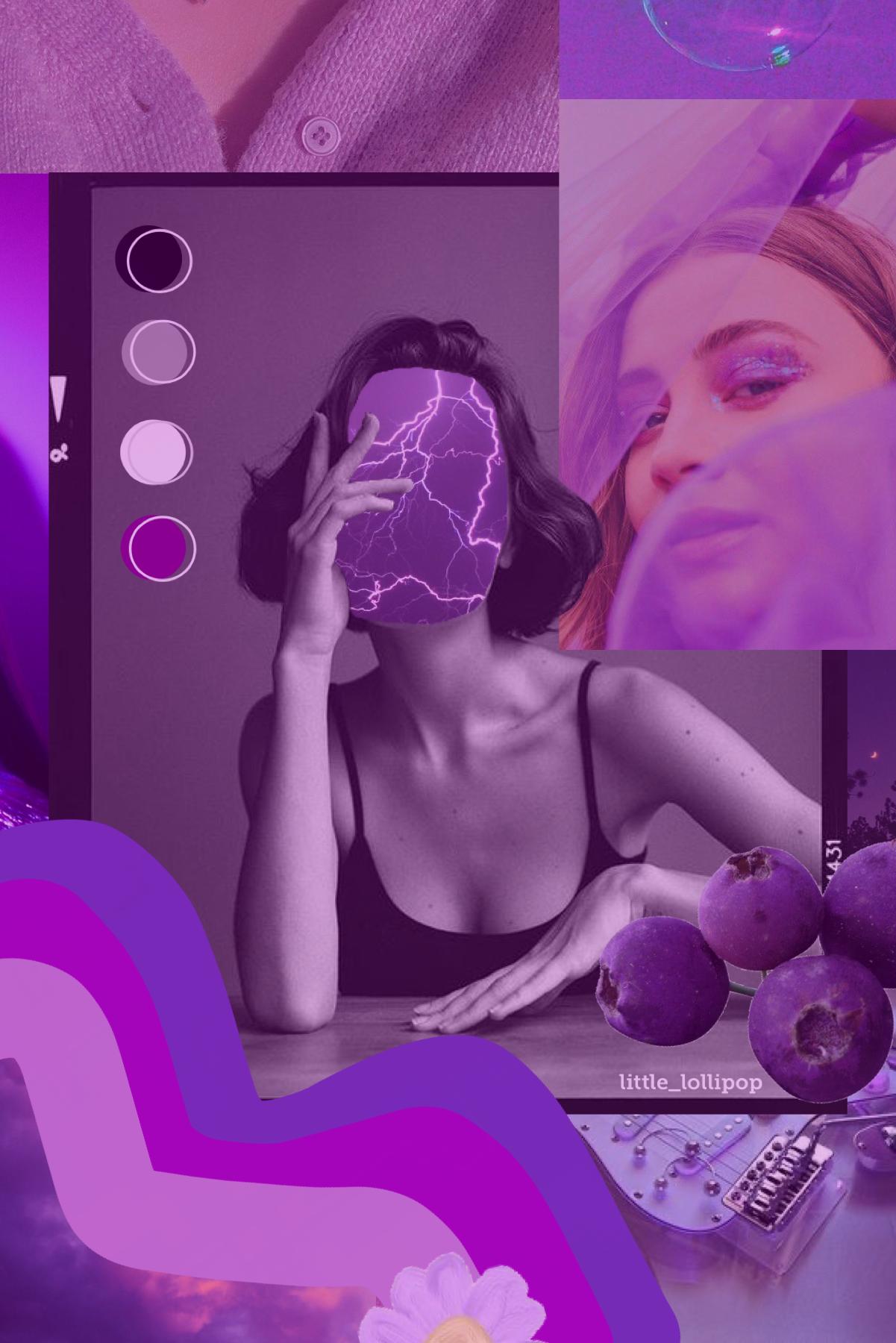 hi its been a while, but here’s the purple collage!💜