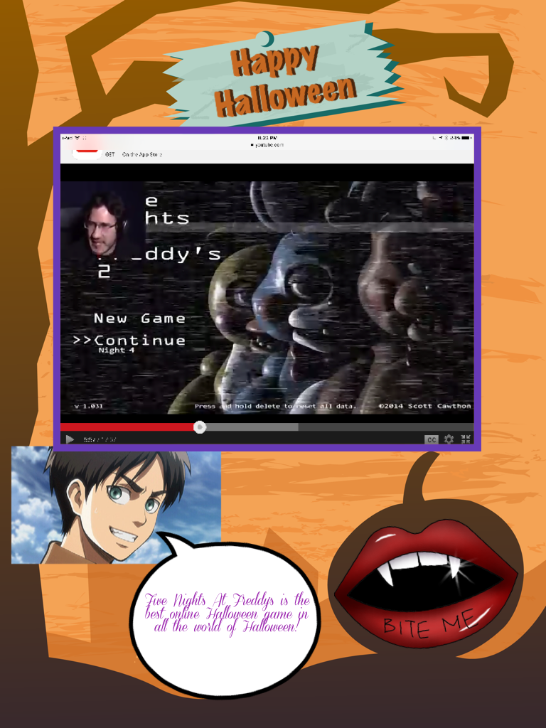 Five Nights At Freddy's is the best online Halloween game in all the world of Halloween!