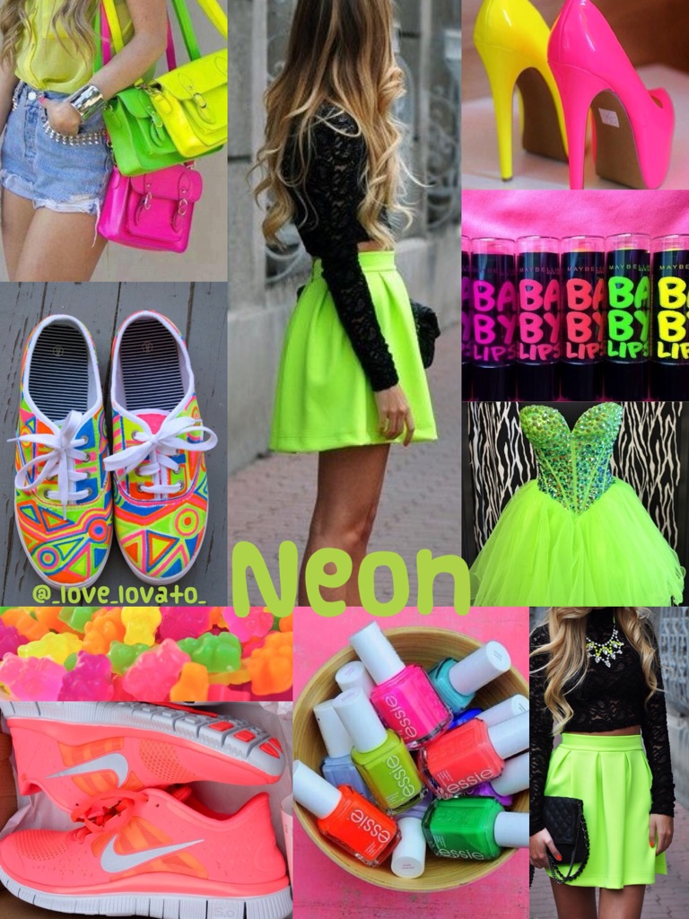 Neon colours❤️💚💛💜💙