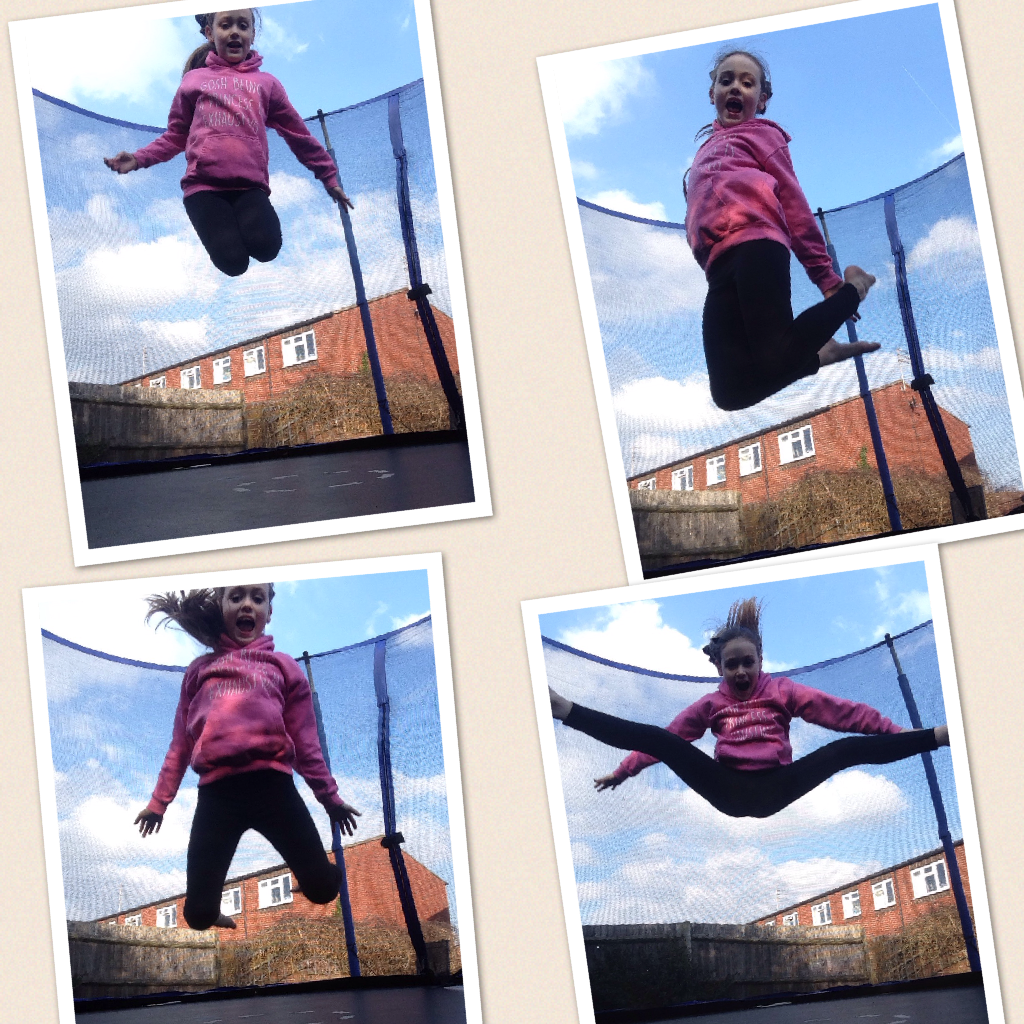 Gymnastics photos on trampoline took me 2hours to get them perfect for you guys follow me please