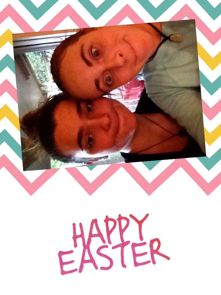 Me and my cousin!!! Happy Easter guys