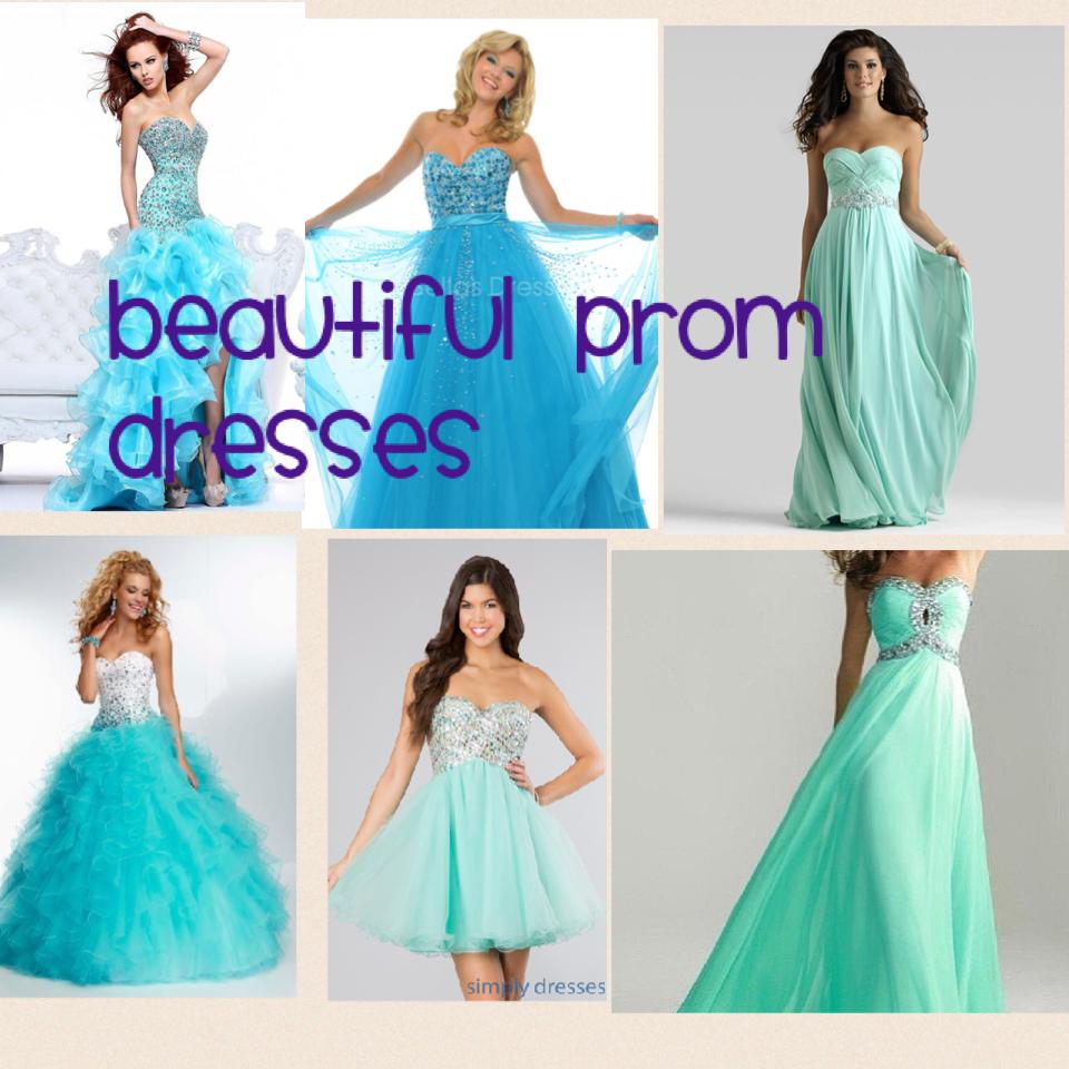 Beautiful prom dresses

