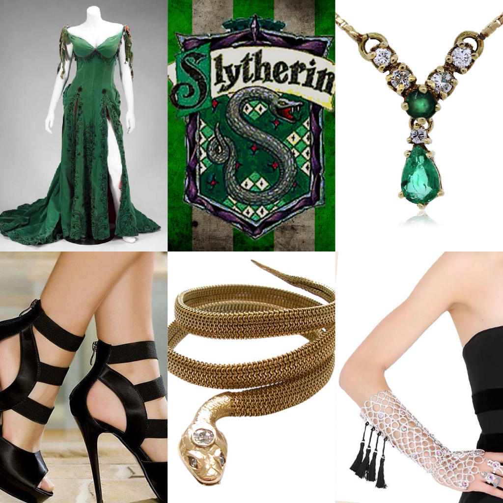 Slytherin dress outfit.