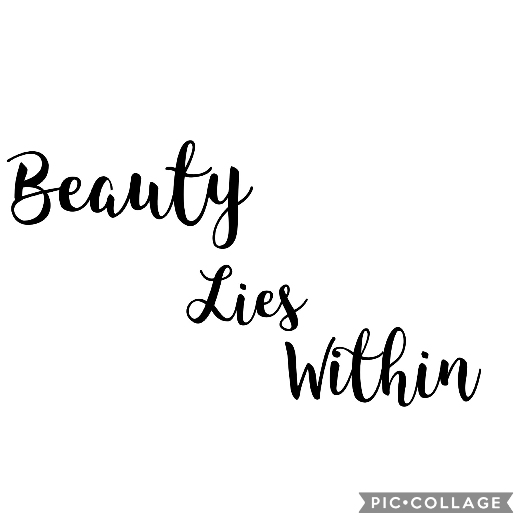 Beauty lies within 