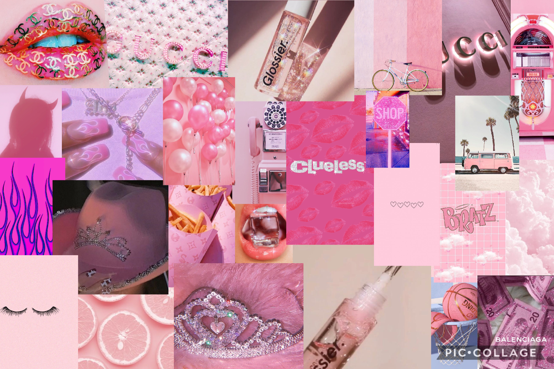 Pink desktop sized collage now out