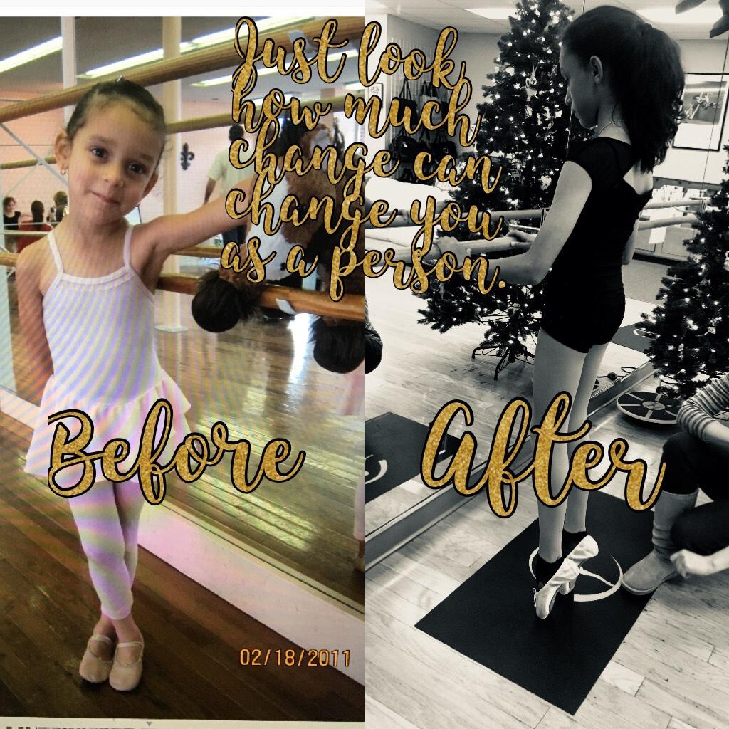 Before + after tell me if you dance then like this photo and come follow me