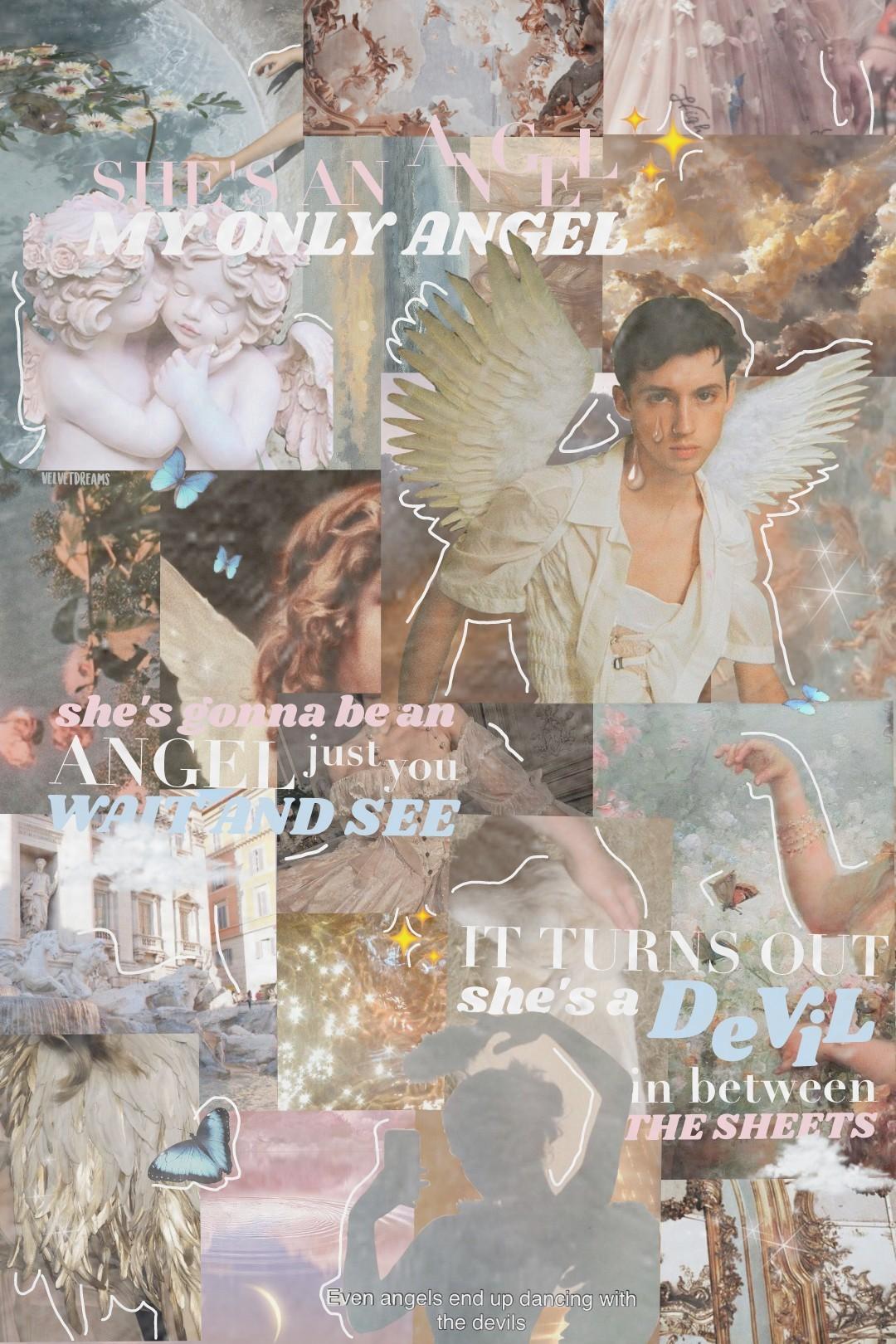 repost coz i'm dumb and made a typo lol - this took AGES but i kinda like it? 👼🏼✨ lyrics are harry styles only angel, his whole debut album BANGS 🤩 inspired by a lot of collages ive been seeing on pc. let me know what u think!! #pconly
