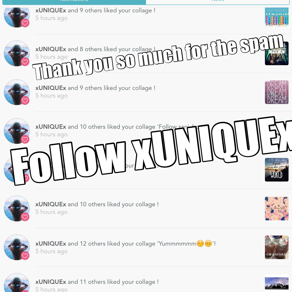 Follow xUNIQUEx