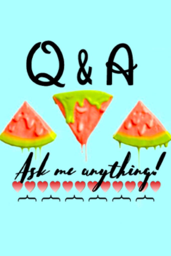 Q and A!! Comment below⬇️