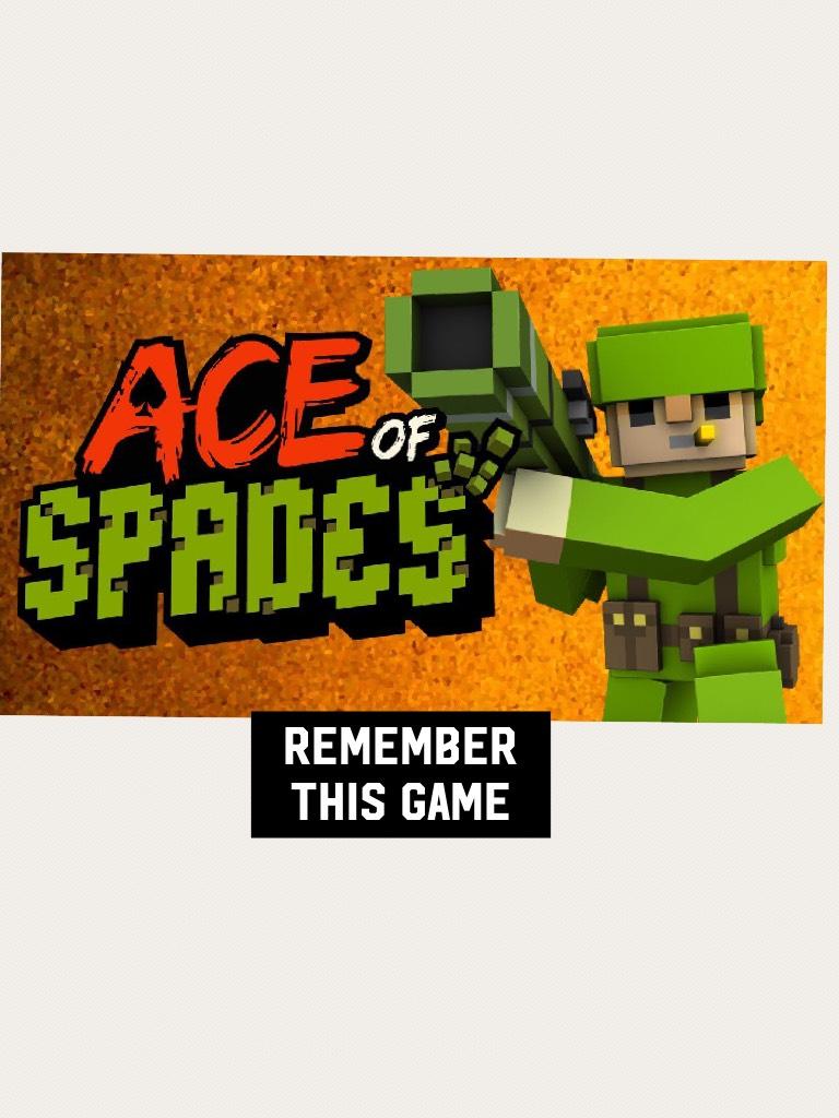 Remember this game