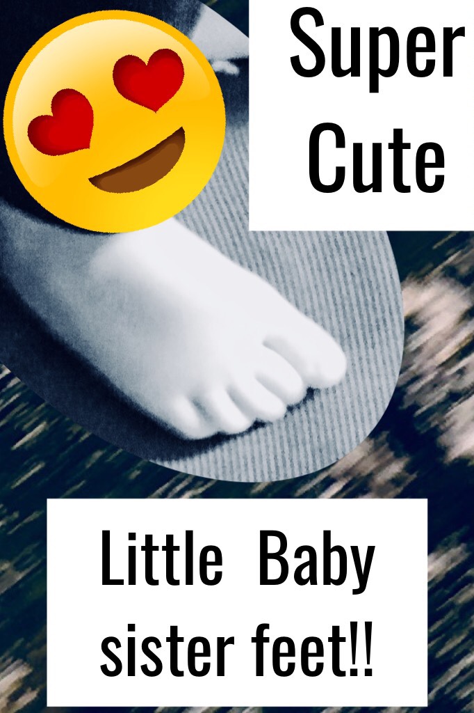 Super Cute!!!! Baby Feet! Like my background?!? Well yesterday I went into my backyard and took a bunch of pic of you want to see them all comment 🌱🌱🌱