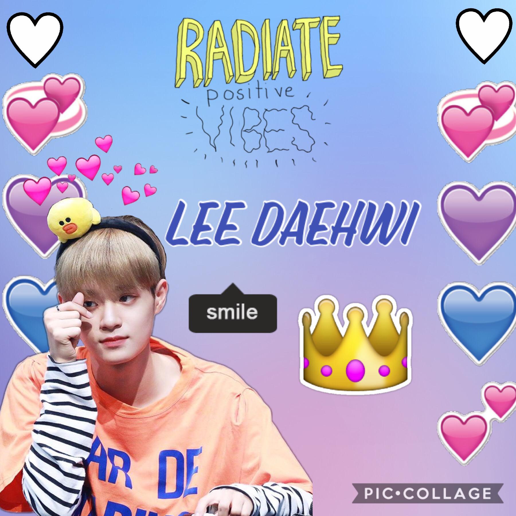 ~❤️~
I can’t believe that Wanna One is disbanding soon😕but they’ve achieved so much and they will hopefully soon Debut with their own companies! Btw Lee Daehwi is the cutest little thing to ever exist