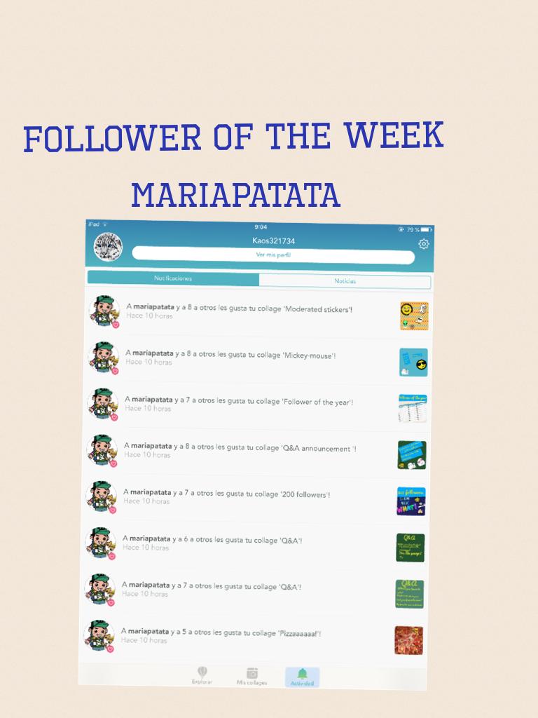 Follower of the week