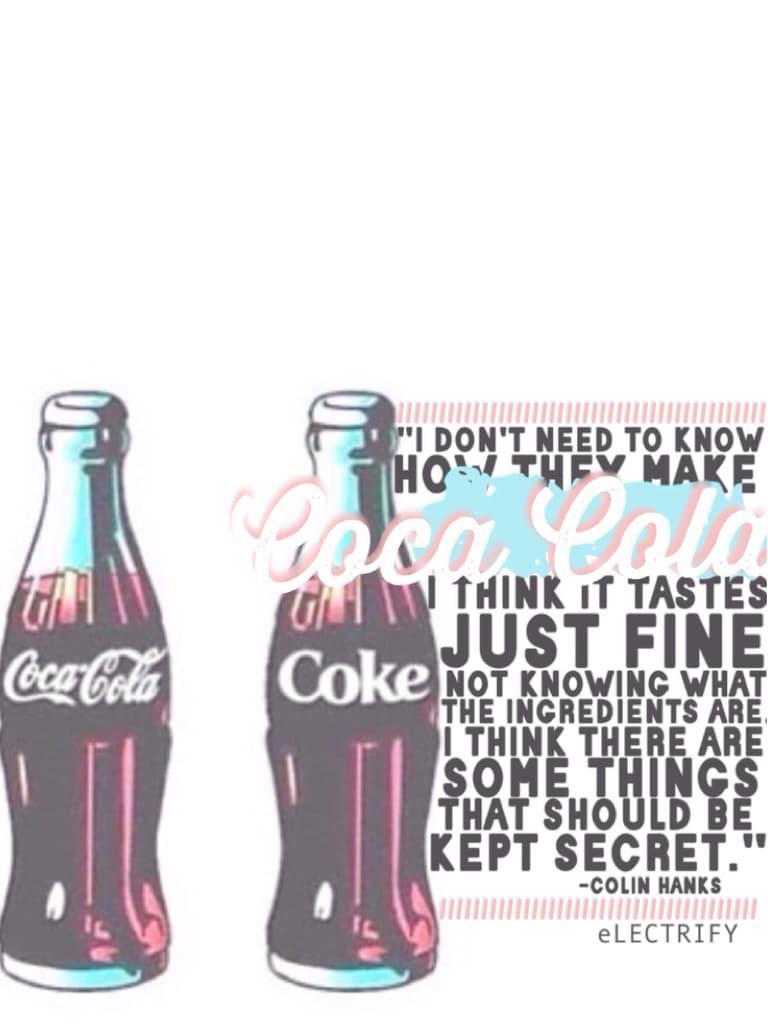 💙TAP 💙 
I was going to use a soda emoji, but there wan't any! Why?!

Idk how to feel about this one. 😂Entry into a contest.
I can make more edits like this with the really long quote and the mininimalist background, if you guys want. Comment down below wh