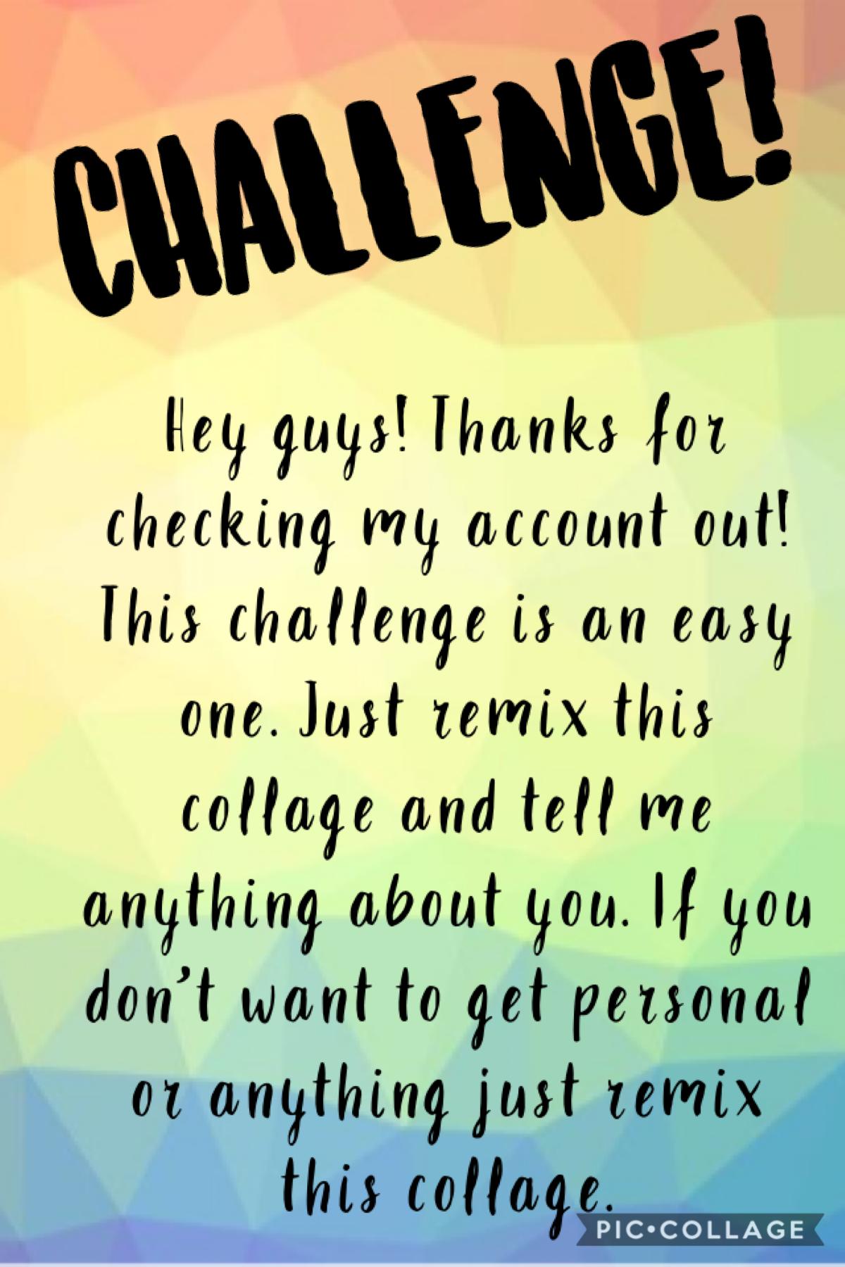 Have fun doing this challenge!