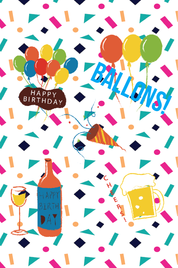 BALLONS! Party party!