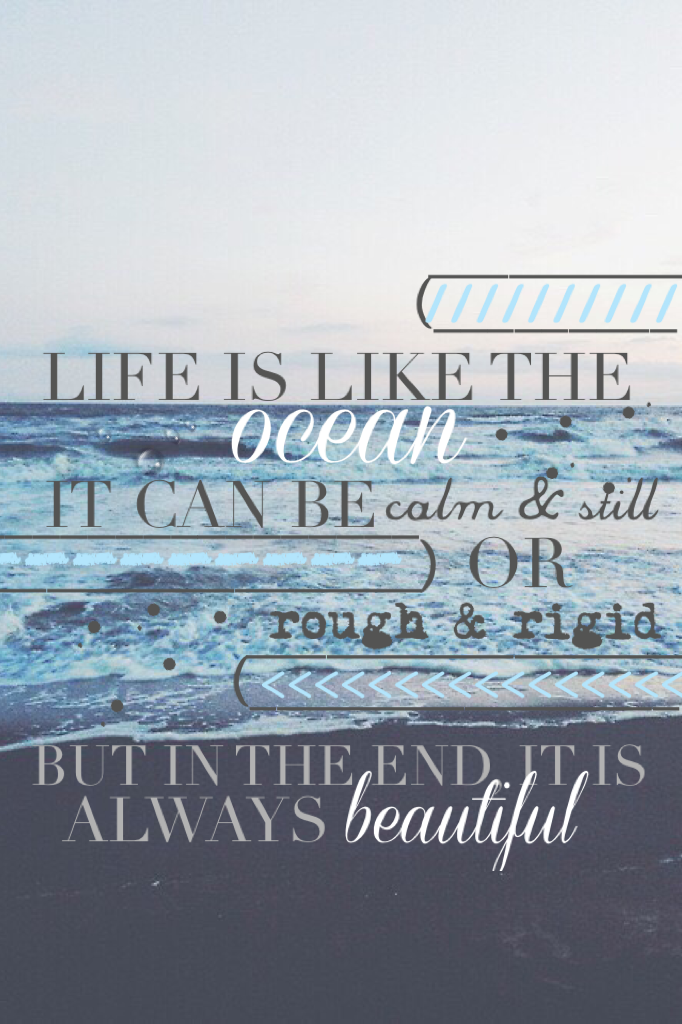 Here's my first edit. It was inspired by a lot of people. What do u guys think?🌊I kinda like it. The quote is really motivating~💓