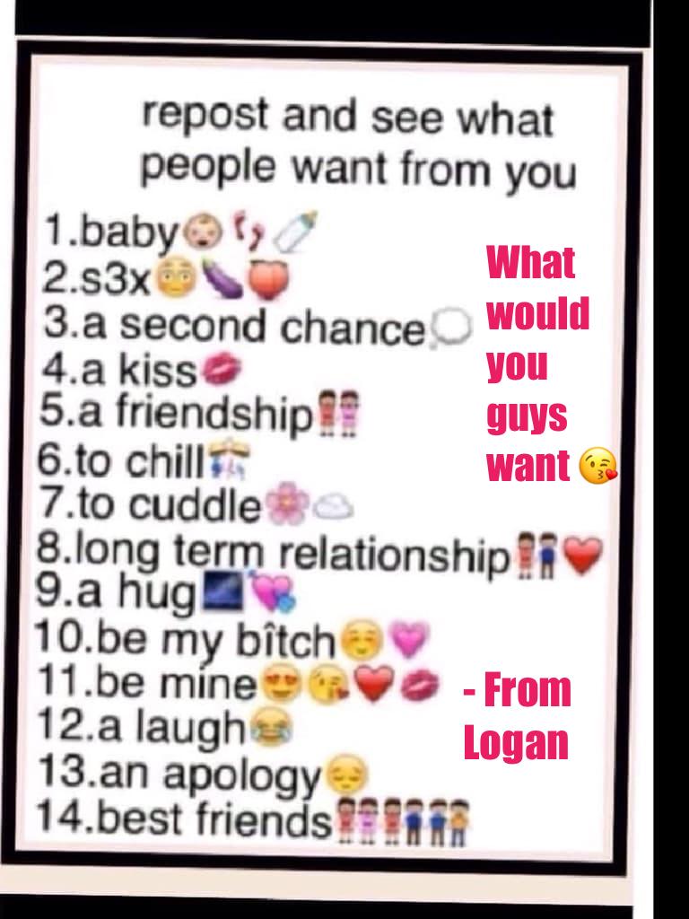 - From Logan