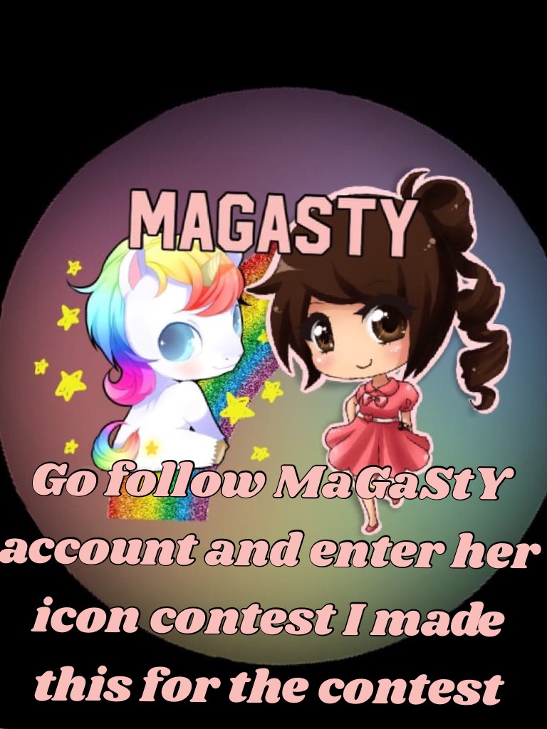 Go follow MaGaStY account and enter her icon contest I made this for the contest 