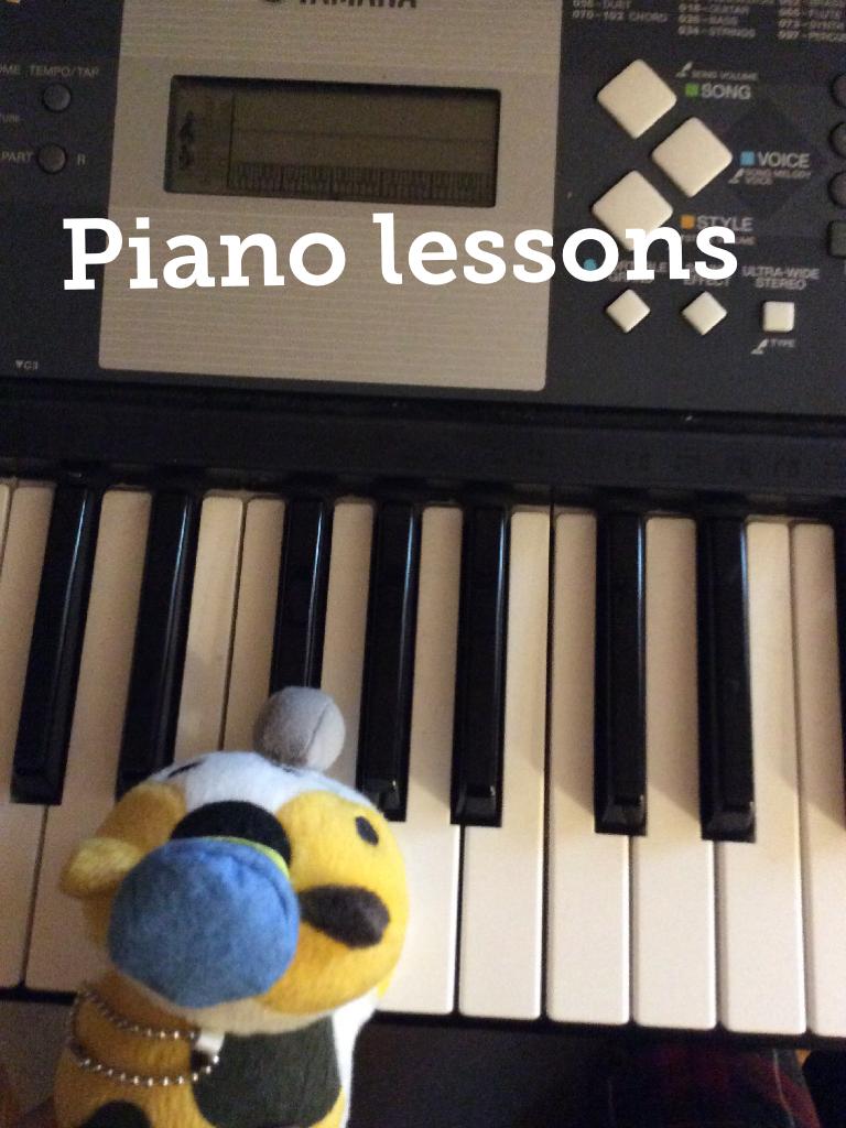 Piano lessons With Officer Kit-Kat