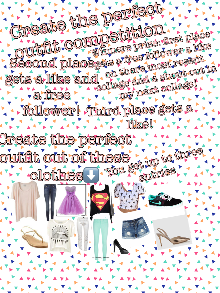 Create the perfect outfit competition