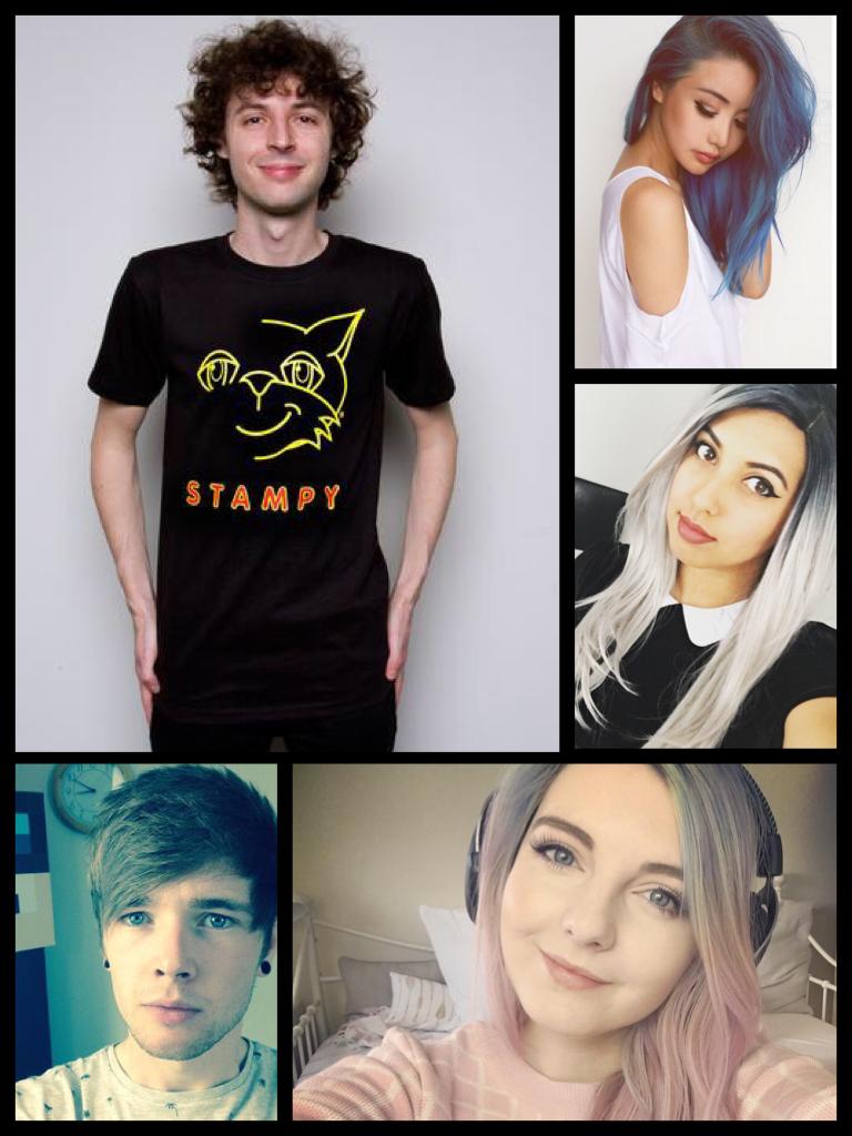 Say in the comments if you know some of the youtubers  names.