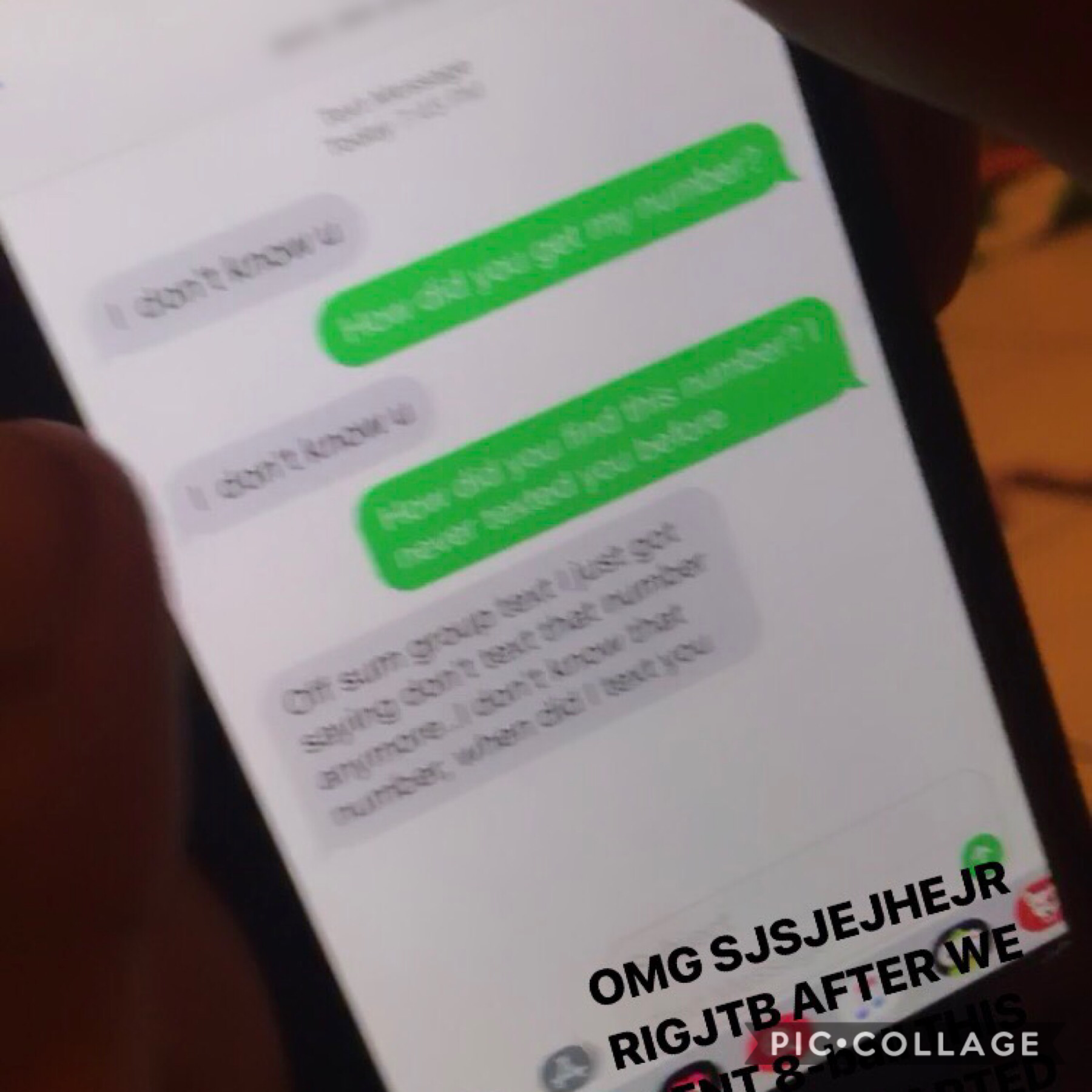 It’s blurry ik but we saw this video on tik tok saying I’ll give u $200 dollars if u beat me in 8-ball so which send it to him and then we get this ^ but the person had an iPhone so this was a total different person it was weird 