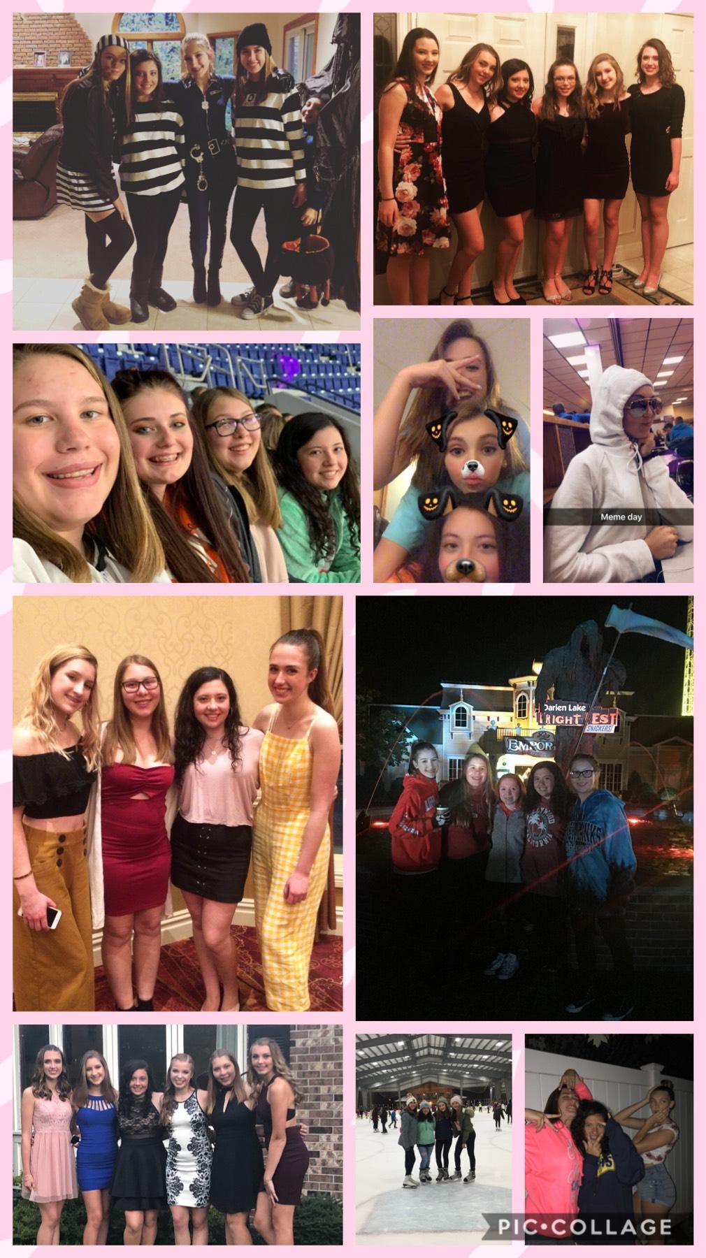 It’s so hard to believe that freshman year is already coming to an end. It seems like it was just yesterday we were promising each other not to leave💕I love you all❤️ Olivia, Kennedy, Andrea, Miranda and Madeline 