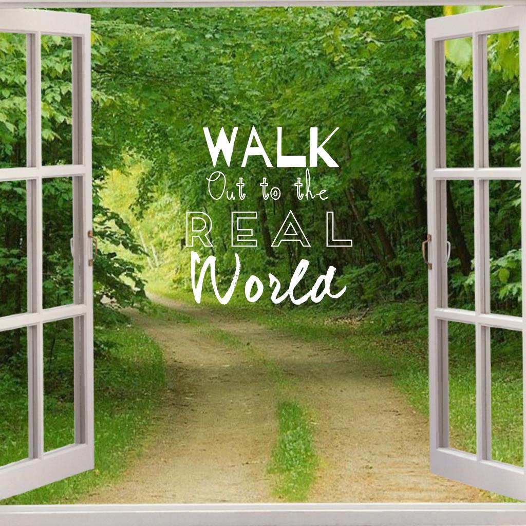 Walk Out To the Real World 