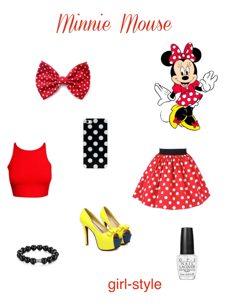Minnie Mouse Inspired Outfit