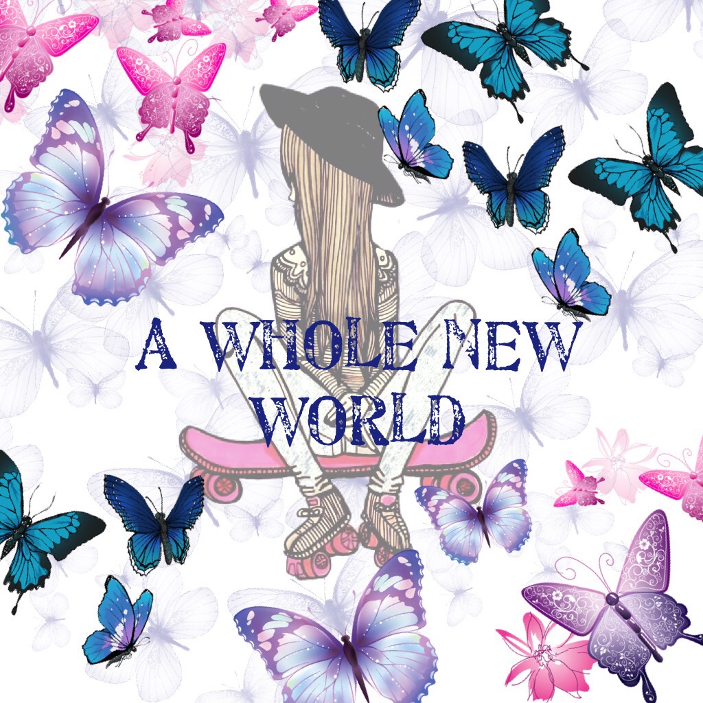 A whole new world! A dazzling place I never knew! 🌍🌸😊❤️