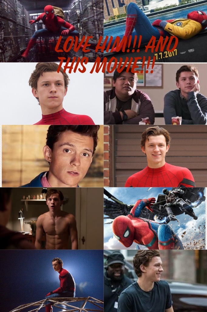 Spiderman; homecoming! TOM HOLLAND!!❤️