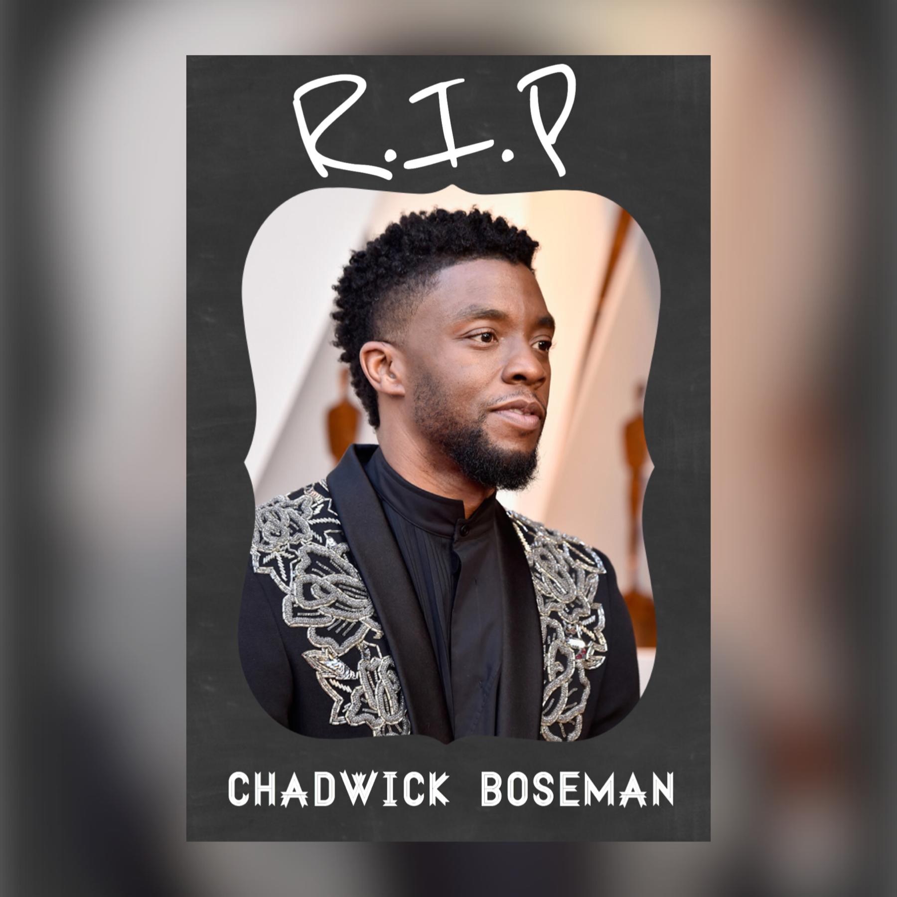 So tragic. May he Rest In Peace. 
Wakanda Forever. 