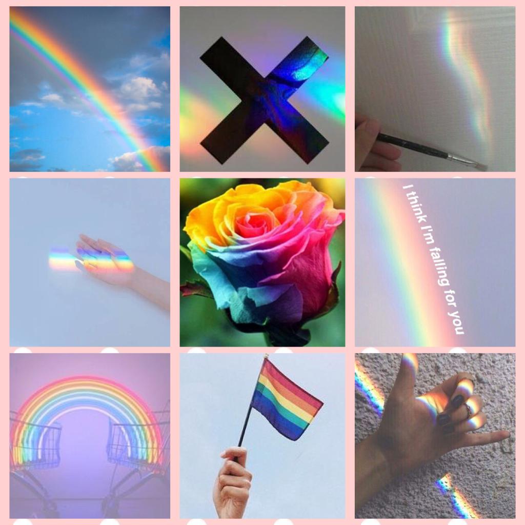 I know I already posted but heres a nice little rainbow aesthetic for you