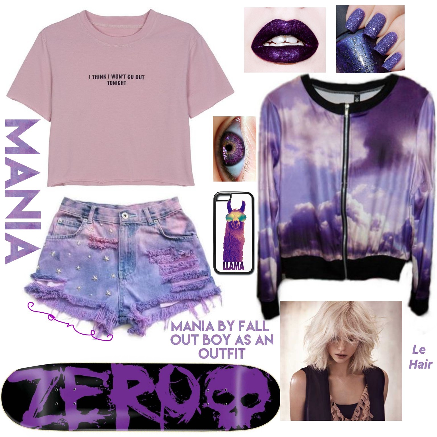 Mania by fall out boy as an outfit
