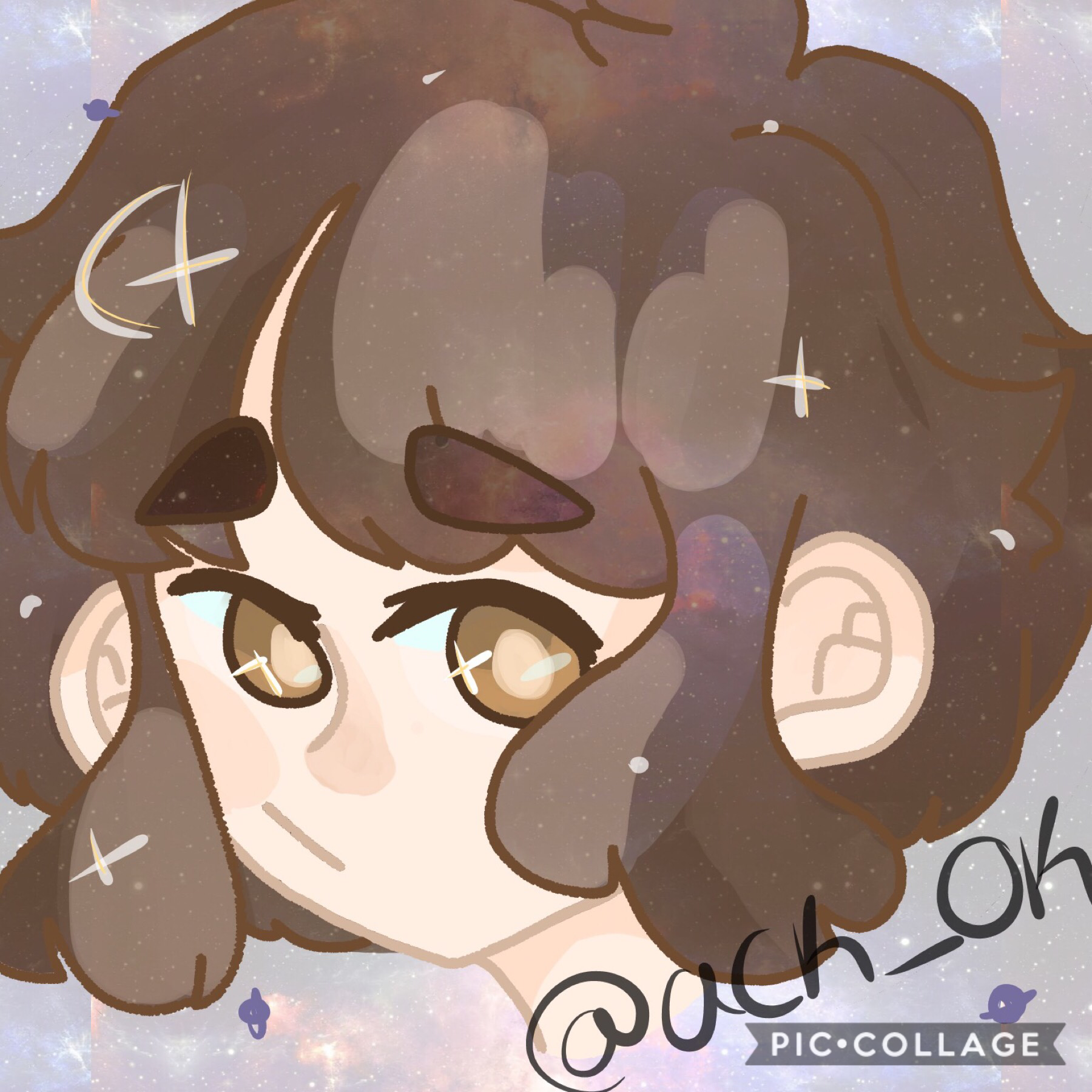 I haven’t done a digital piece in a while, so I made something like an icon thingy? 