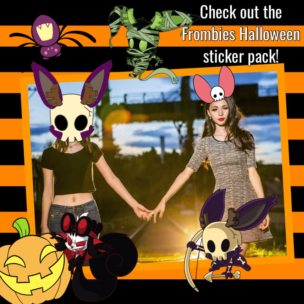 Check out the Frombies Halloween sticker pack!