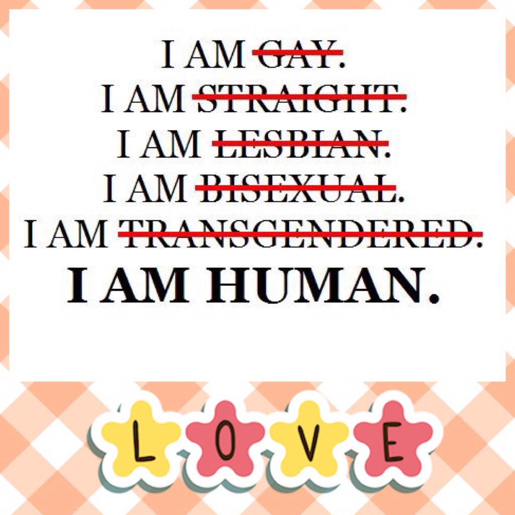 I am human💘
